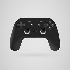 Realistic Game Contoller, Vector illustration