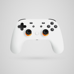 Realistic Game Contoller, Vector illustration © Wimstock