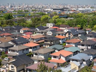 Fototapeta na wymiar 東京近郊の住宅街