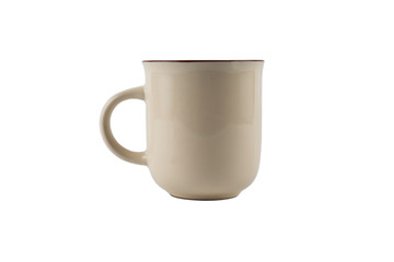 Mug on a white background 