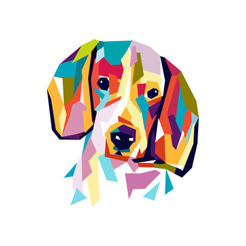 colorful wpap dog logo