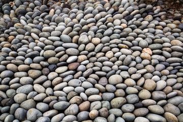 Strand mit grossen Steinen