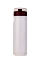 Thermos white background