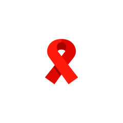 hiv aid ribbon icon design community car symbol. medical healthcare vector illustration