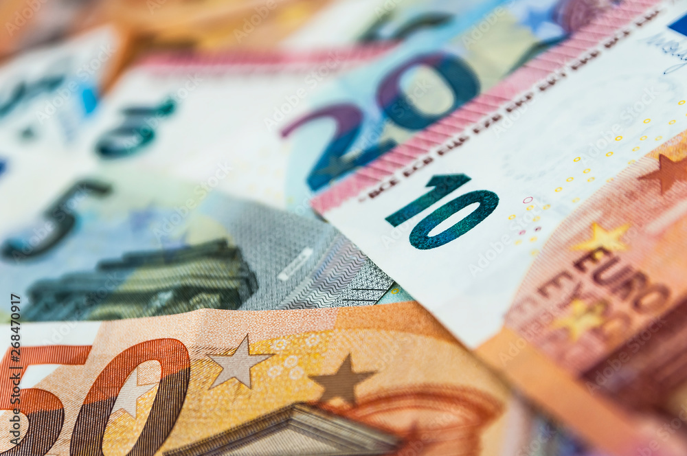 Canvas Prints Finanzen Eurogeld 