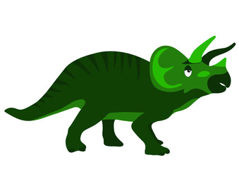 Dinosaurs. Paleontology. Set of cartoon dinosaurs set of vector illustrations, silhouettes of dinosaurs. Cute baby dinosaur design. Funny dinosaur for children.