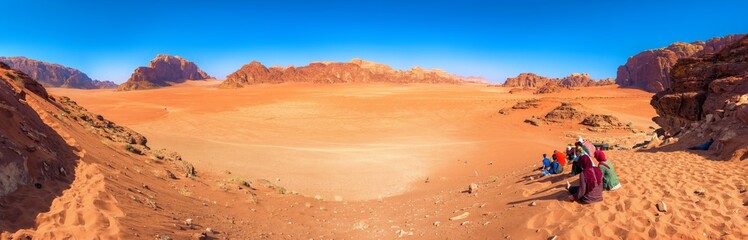 Wadi Rum desert in Jordan