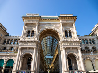 Fototapeta na wymiar Gallery Vittorio Emanuele II in Milan Italy