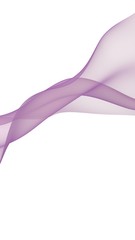 Abstract light red wave. Bright light red ribbon on white background. Abstract red smoke. Light red scarf. Raster air background. 3D illustration