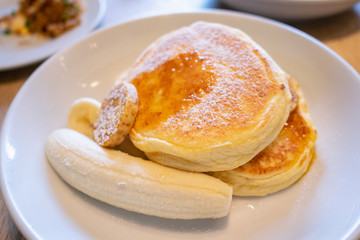 朝食 パンケーキ