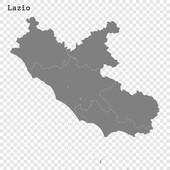 High Quality map is a state of Italy - obrazy, fototapety, plakaty