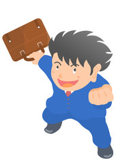 やる気のあるサラリーマン