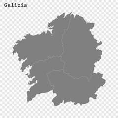 Fototapeta premium High Quality map is a state of Spain