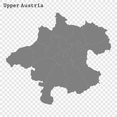 High Quality map is a state of Austria