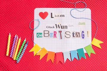 Herzlichen Glückwunsch zum Geburtstag