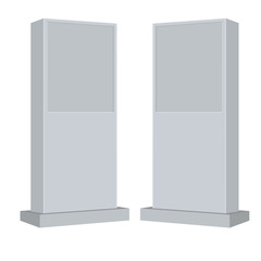 Interactive Information Kiosk Terminal Stand Screen Display Console Infokiosk