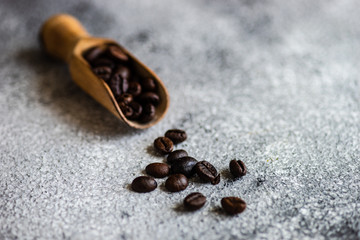 Coffee beans concept