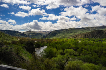 Georgian Caucasus landscape