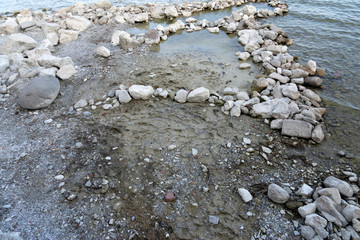 Steine. Meer.  Strand.