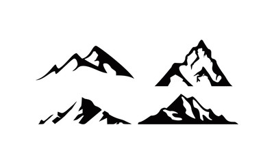 elegant mountain logo