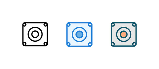 Camera icon - Modern camera sign vector - Illustration