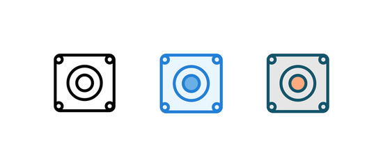 Camera icon - Modern camera sign vector - Illustration