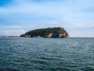 Naples, Campania, Italy: panorama of Nisida in the gulf of Naples