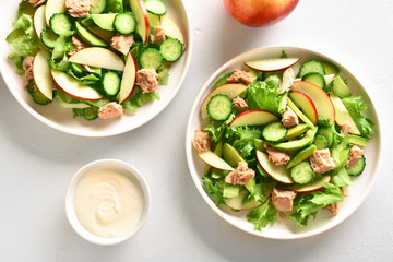 Tuna salad in bowl