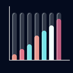 Growth Graph chart, business growth graph, data growth, diagram