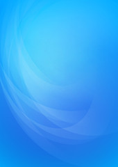Abstract curved blue background