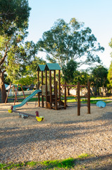 Playground in Mitcham in the eastern suburbs of Melbourne, Australia