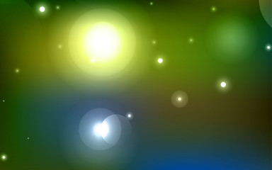 Fototapeta premium Abstract background with blurred circles