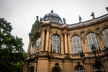Vajdahunyad castle in a Budapest, capital of Hungary