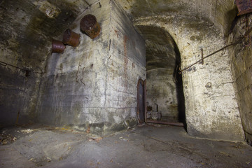 Underground mineshaft gold iron ore tunnel ore crusher