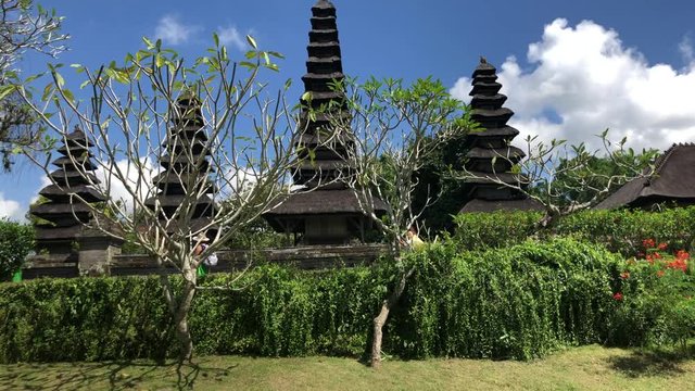 Taman Ayun Temple pagodas on The Bali. Henk Schulte Nordholt wrote in his book Negara Mengwi that Taman Ayun was renovated in 1750. The architect&rsquo;s name is given as Hobin Ho.