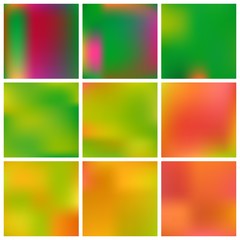 Fototapeta premium Gradient mesh painted in different colors.