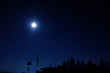 夜の霧ケ峰高原