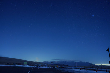 夜の霧ケ峰高原