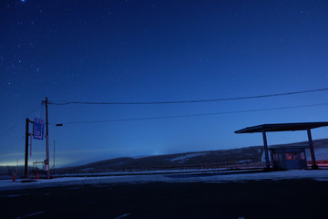 夜の霧ケ峰高原
