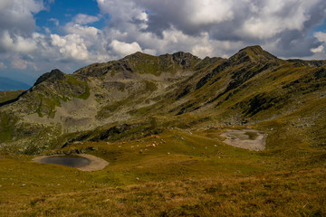 Fototapeta na wymiar High mountain landscape of the Italian Dolomites Trentino Alto Adige
