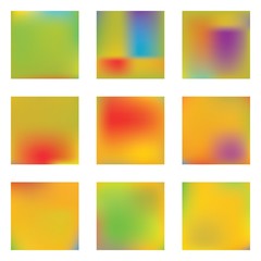 Obraz premium Gradient mesh painted in different colors.