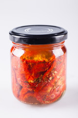 Canning Food Jars of Canned Vegetables Preserved in Glass Storage