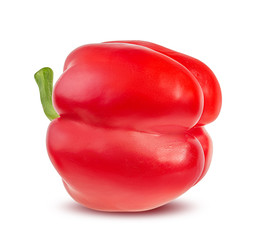 Red peppers  isolated.  With clipping path.
