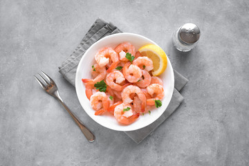 Shrimps, Prawns in bowl