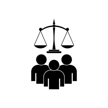 Law Class Action Concept, Justice Scale