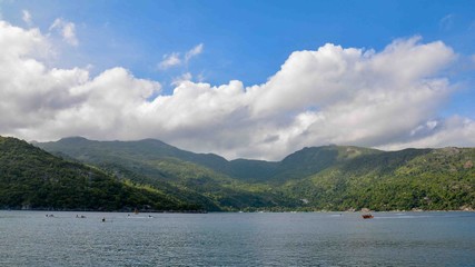 lake in the mountains