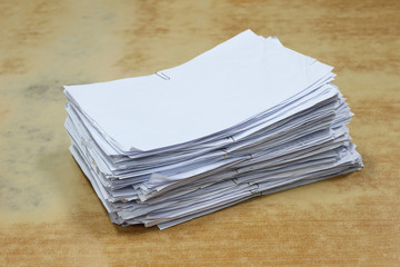 stack pile of paper