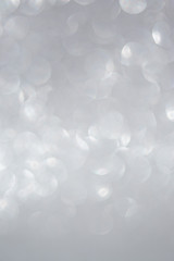 Silver Glitter Bokeh