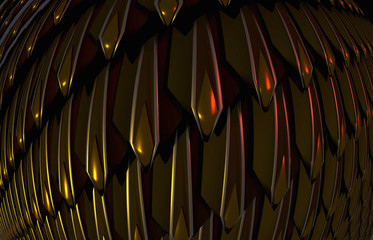 dragon skin style abstract background 3d render, 3d illustration