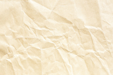Old Crumpled brown paper texture
